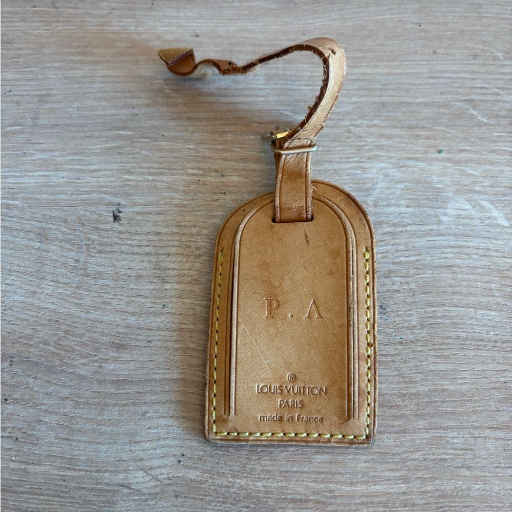 Authentic Louis Vuitton id tag